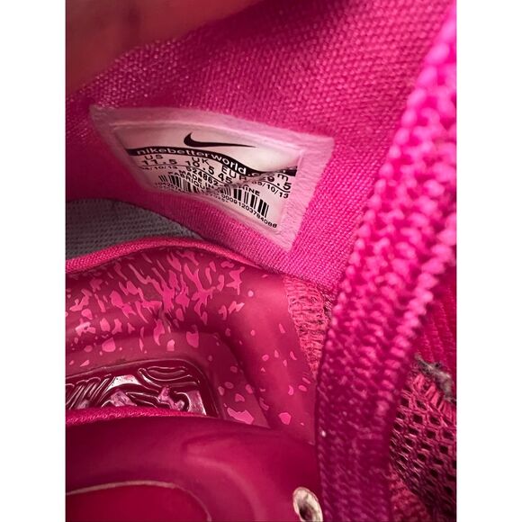 NIKE AIR MAX HYPERPOSITE RASPBERRY RED-PINK FOIL SZ 11.5 - Picture 10 of 10